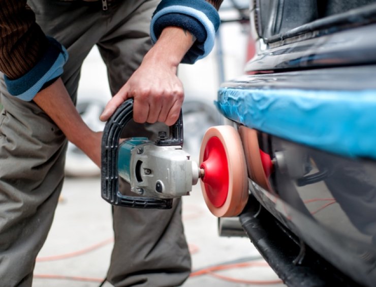 politura di una carrozzeria