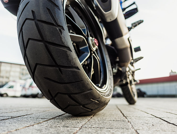 Gomma di una moto