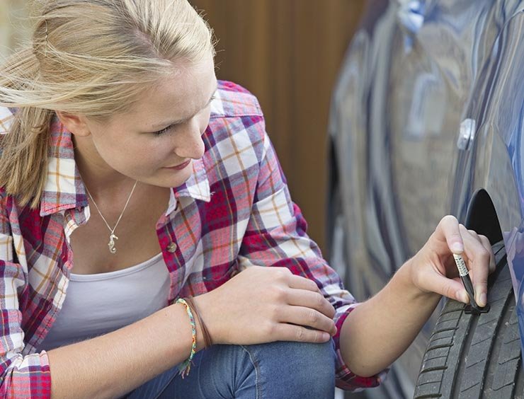 controllo stato del battistrada