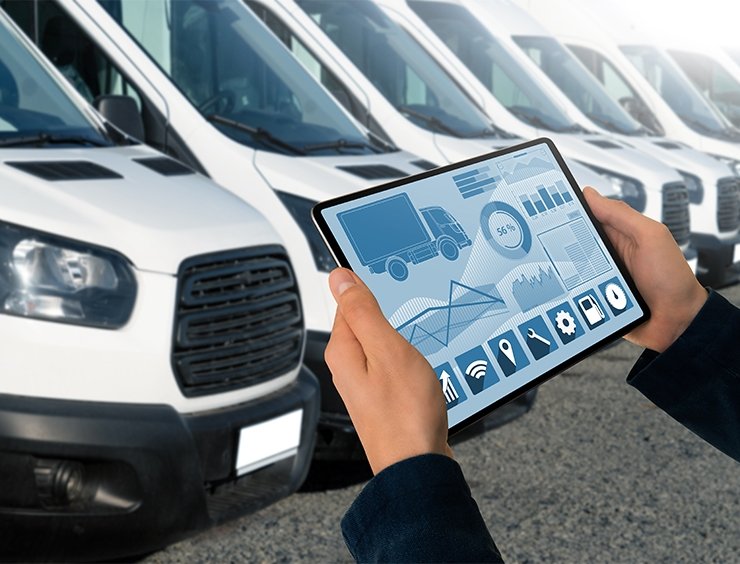 applicazione MaaS su di un tablet