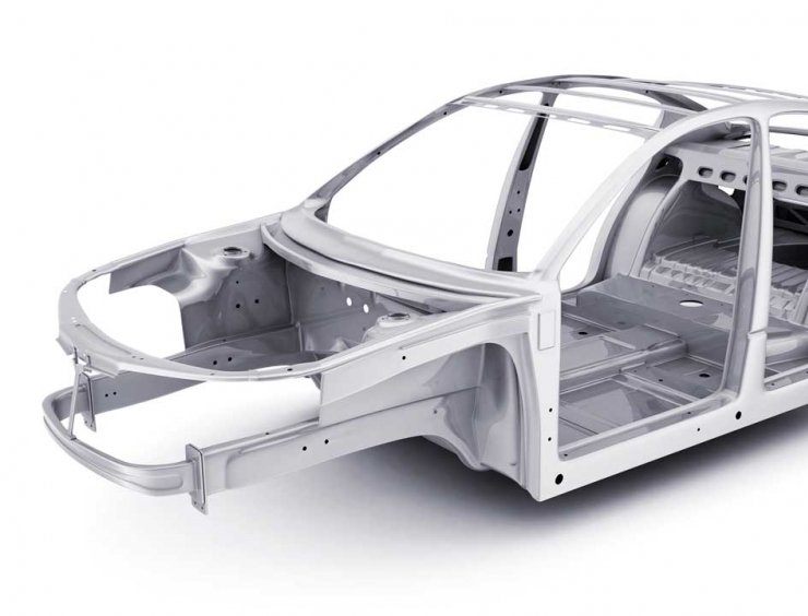 telaio di una vettura