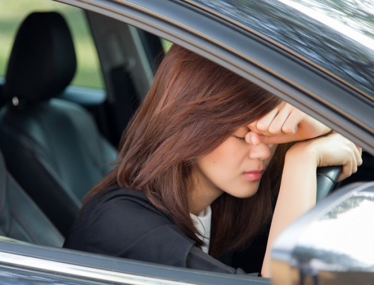 guidatrice con amaxofobia