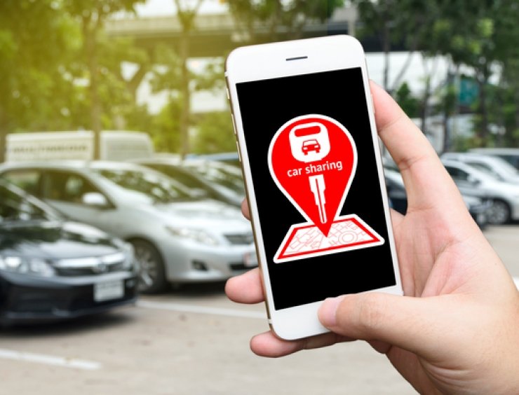 App per ordinare auto condivisa